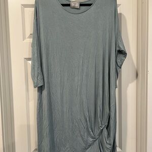 Light Blue Relaxed Tunic dress